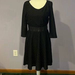 Long sleeve black dress size large